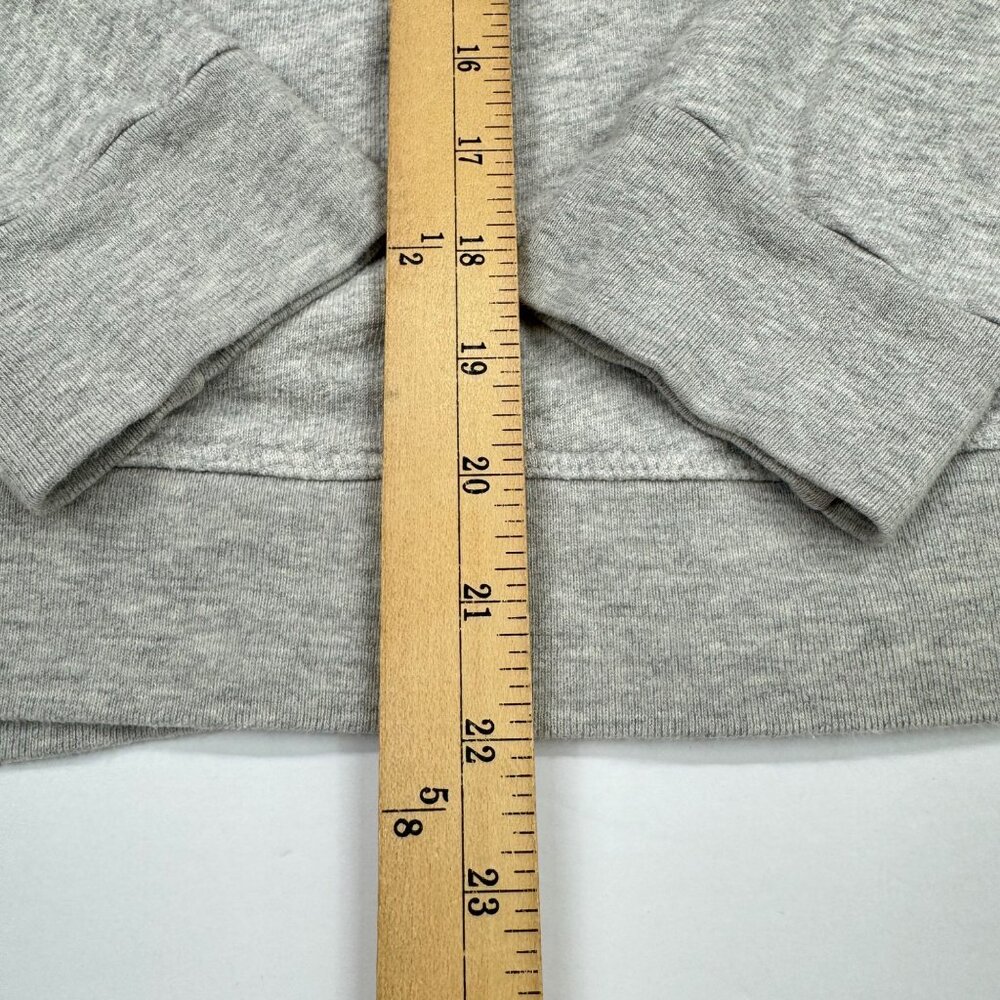 Monrow Sweatshirt Gray Leopard Print Crewneck Size S Pullover Long Sleeve - Picture 10 of 10